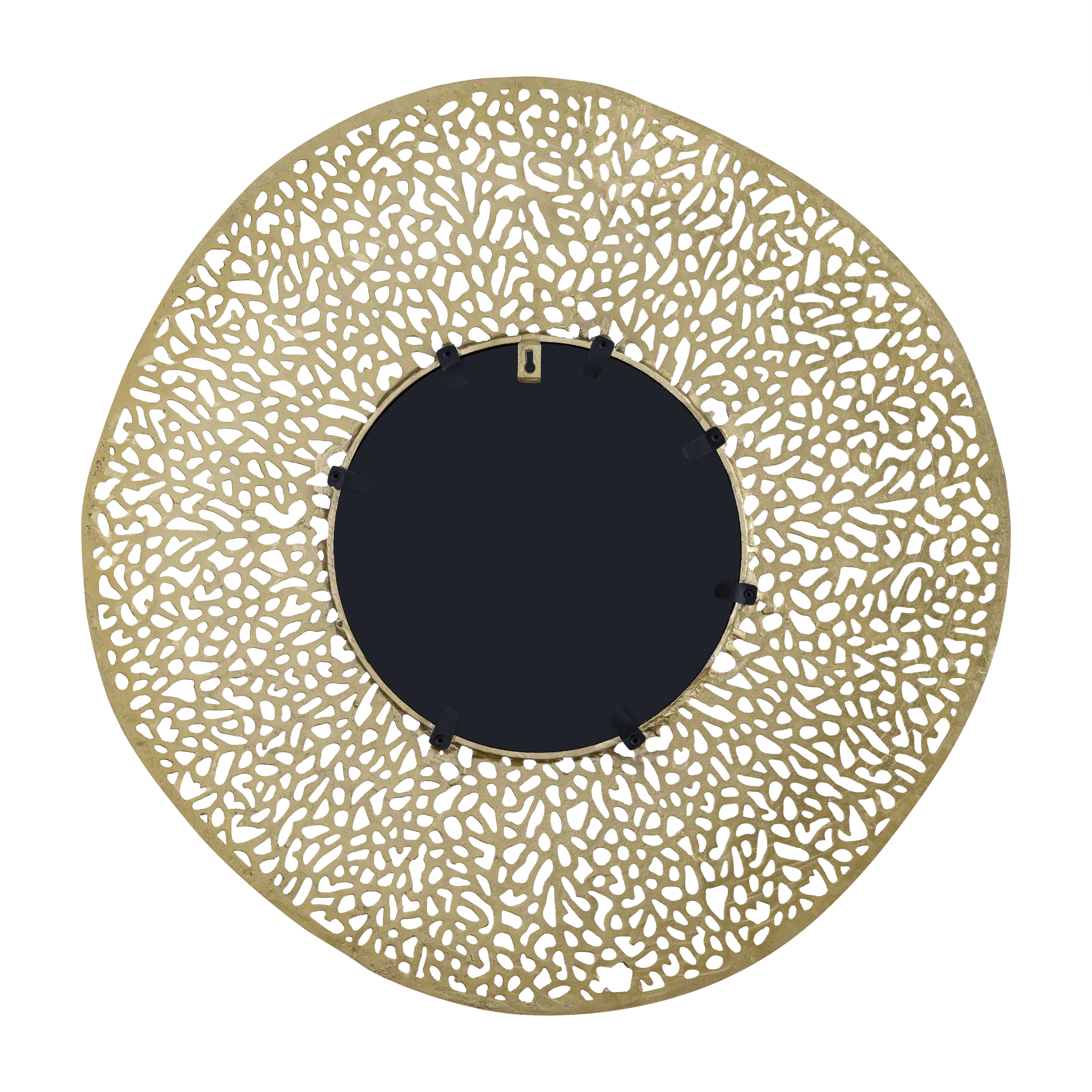 Azoni 45 X 45 inch Soft Gold with Mirror Wall Mirror