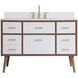 Boise 42 X 22 X 34 inch White Vanity Sink Set