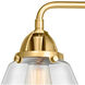Nouveau 2 Fulton 3 Light 25 inch Satin Gold Bath Vanity Light Wall Light in Clear Glass