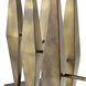 Dagmar 52 X 16 inch Matte Black Marble and Antique Gold Console