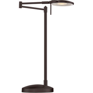 Dessau Turbo 18 inch 10 watt Bronze Desk Lamp Portable Light