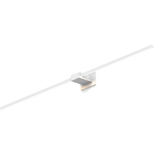 Z-Bar LED 4 inch Matte white Wall Sconce Wall Light, Center Mount