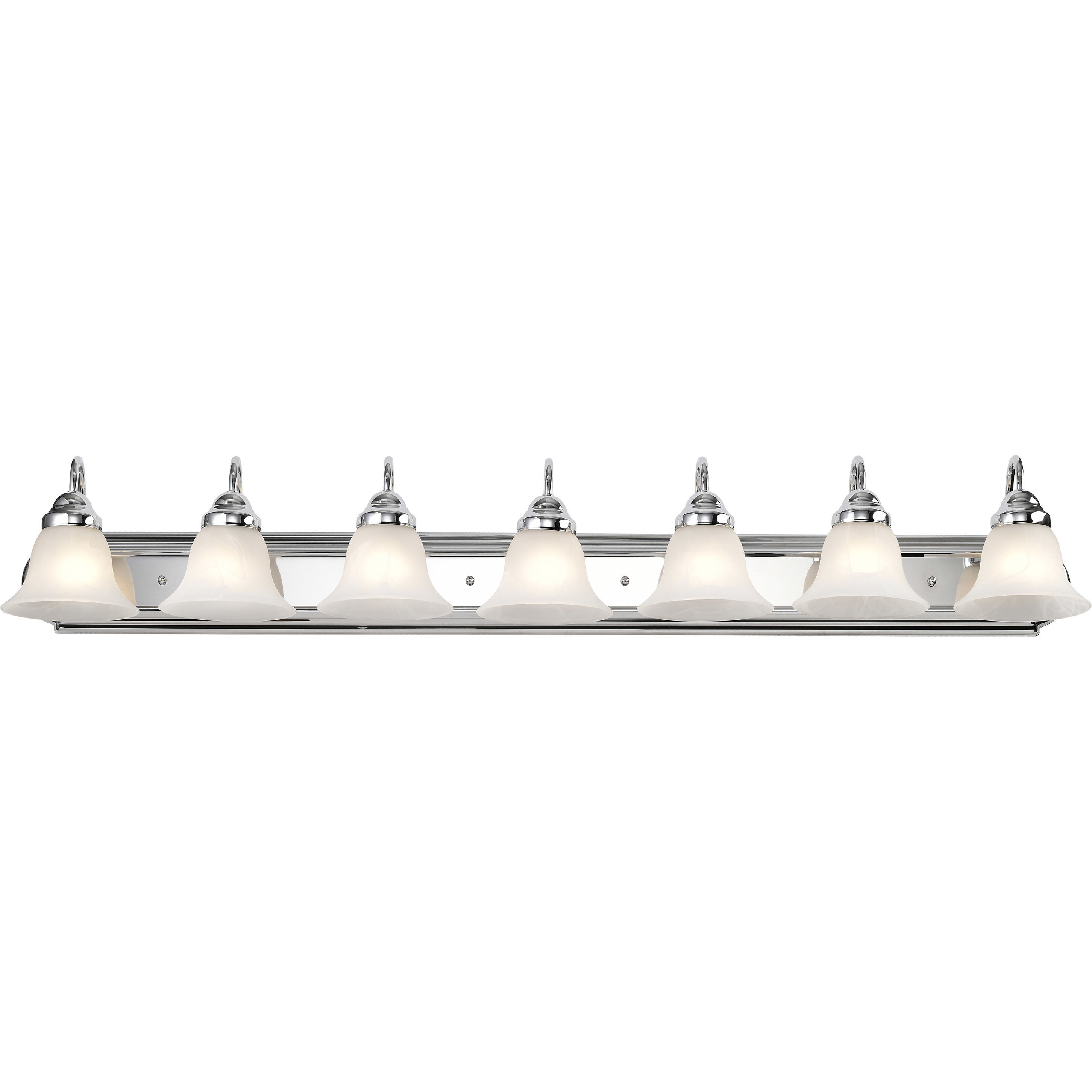 Ballerina 7 Light 48 inch Polished Chrome Vanity Light Wall Light