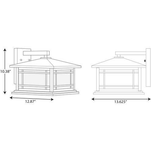 Oakcliff Outdoor Wall Lantern, Large