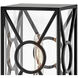Coastal Elements Brixton 1 Light 15.5 inch Black Outdoor Post Mount Lantern, Medium