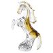 Rearing Glass Horse 18.5 X 13 inch Sculpture