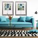 Abstract Collection Blue Framed Art