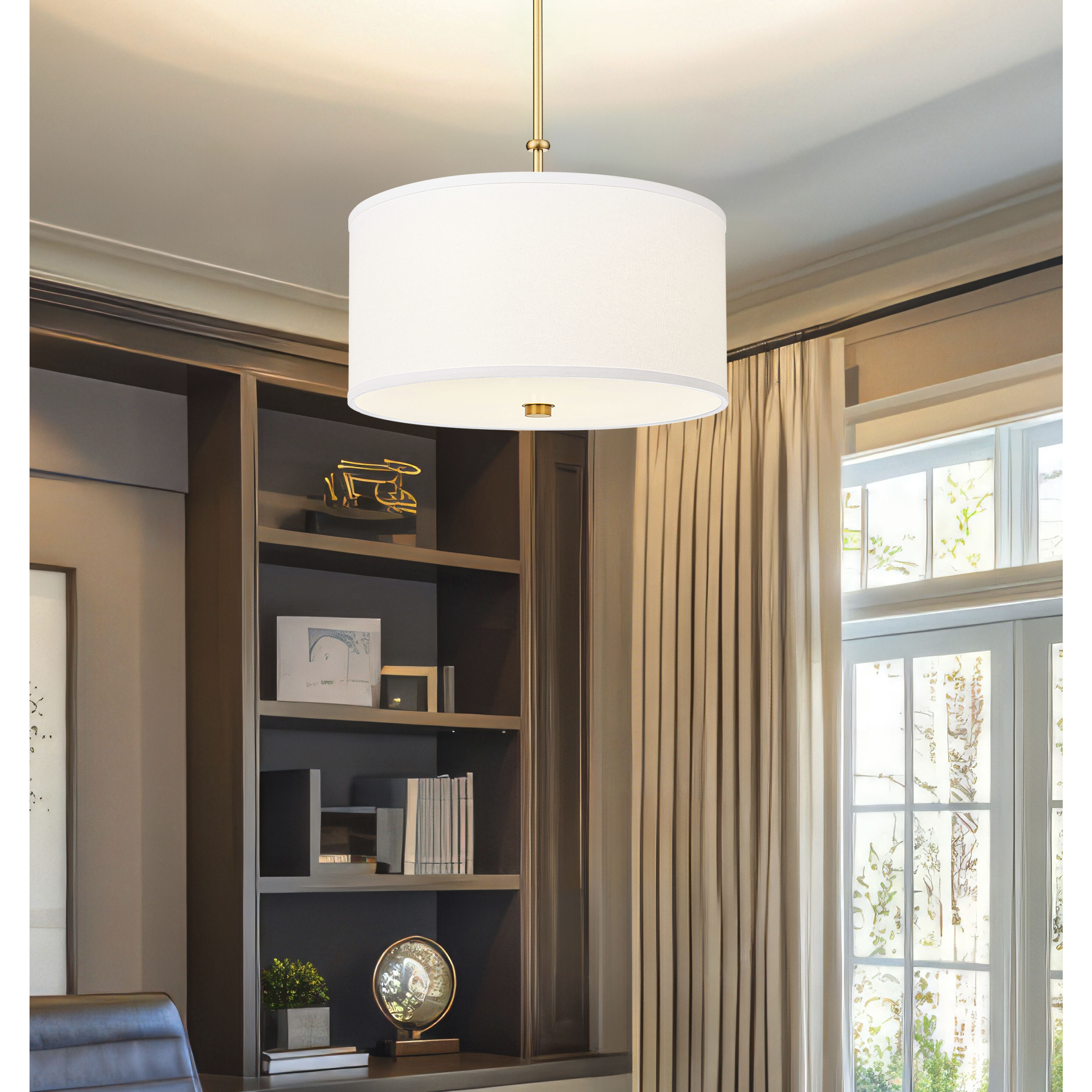 Linden Pendant Ceiling Light in Modern Gold
