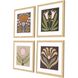 Florals Collection Green Framed Art