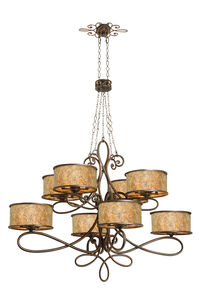 Whitfield 40 Light 60 inch Aged Silver Chandelier Ceiling Light in Without Shade FALL CLEARANCE