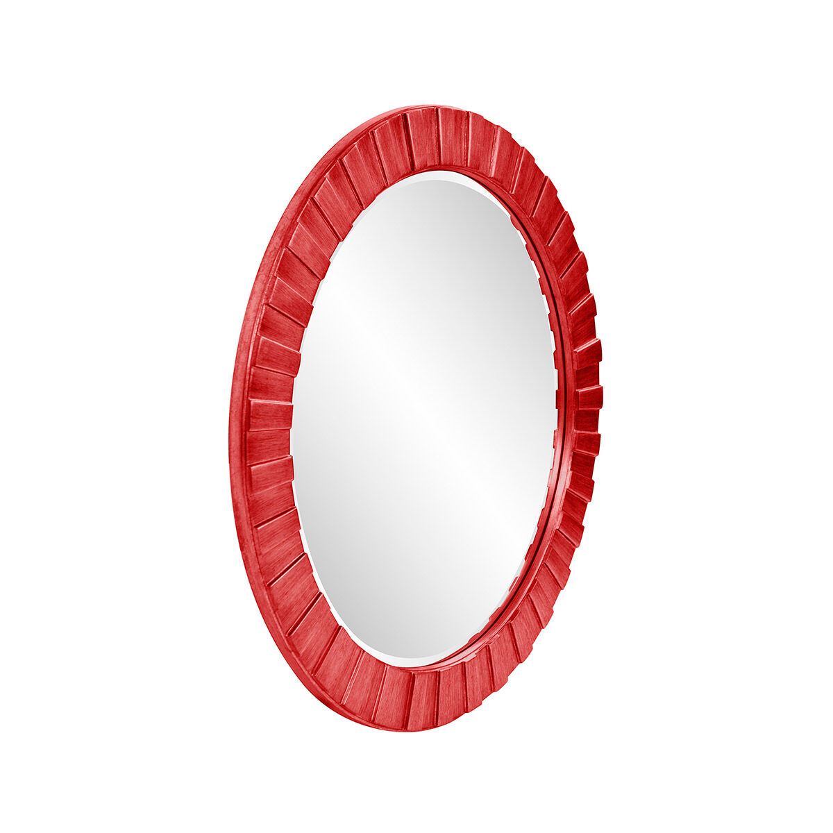 Serenity 35 X 35 inch Glossy Red Wall Mirror