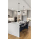 Fontaine 3 Light 9 inch Matte Black Pendant Ceiling Light