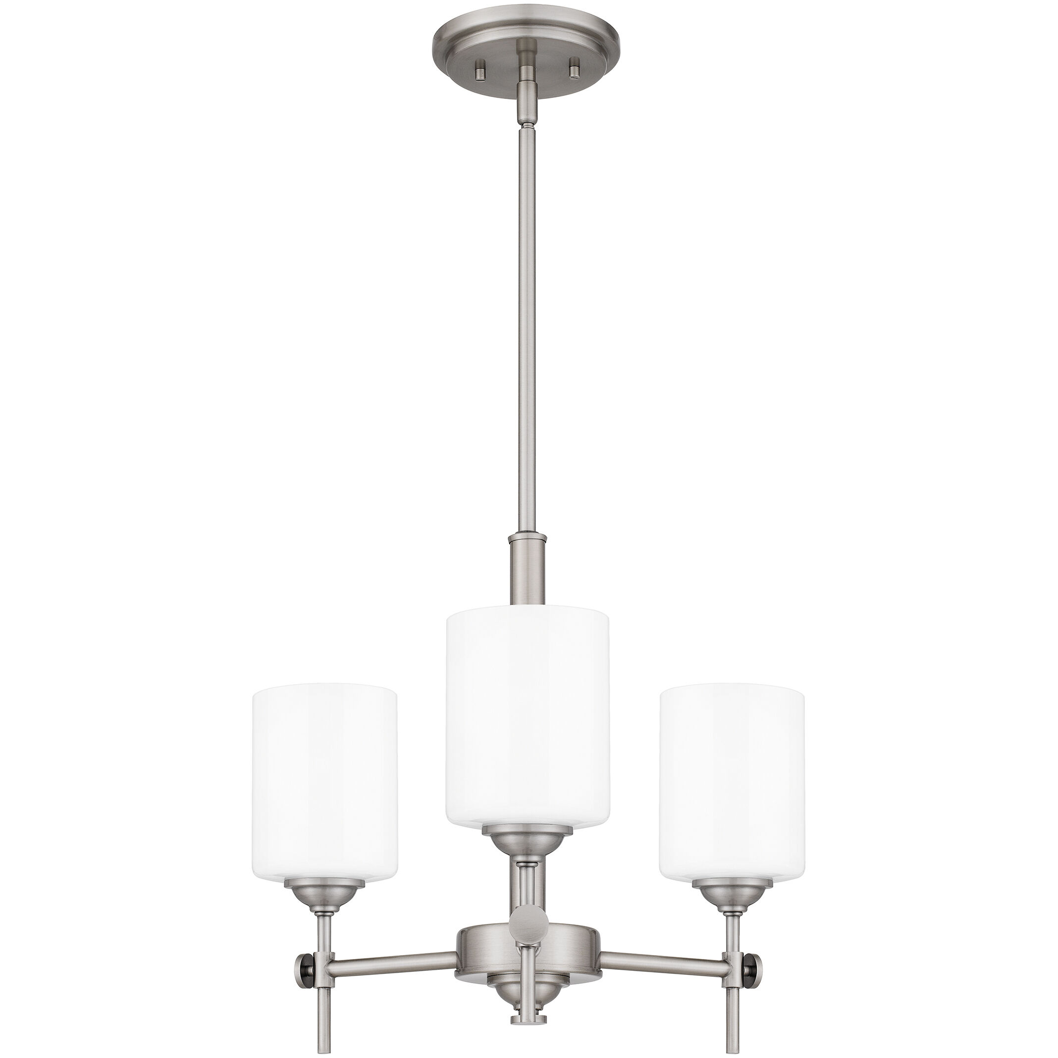Aria 3 Light 17 inch Antique Polished Nickel Pendant Ceiling Light