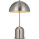 Peppa 20 inch 40.00 watt Brushed Steel Desk Lamp Portable Light