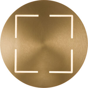 Shield Brushed Champagne Wall Sconce Wall Light