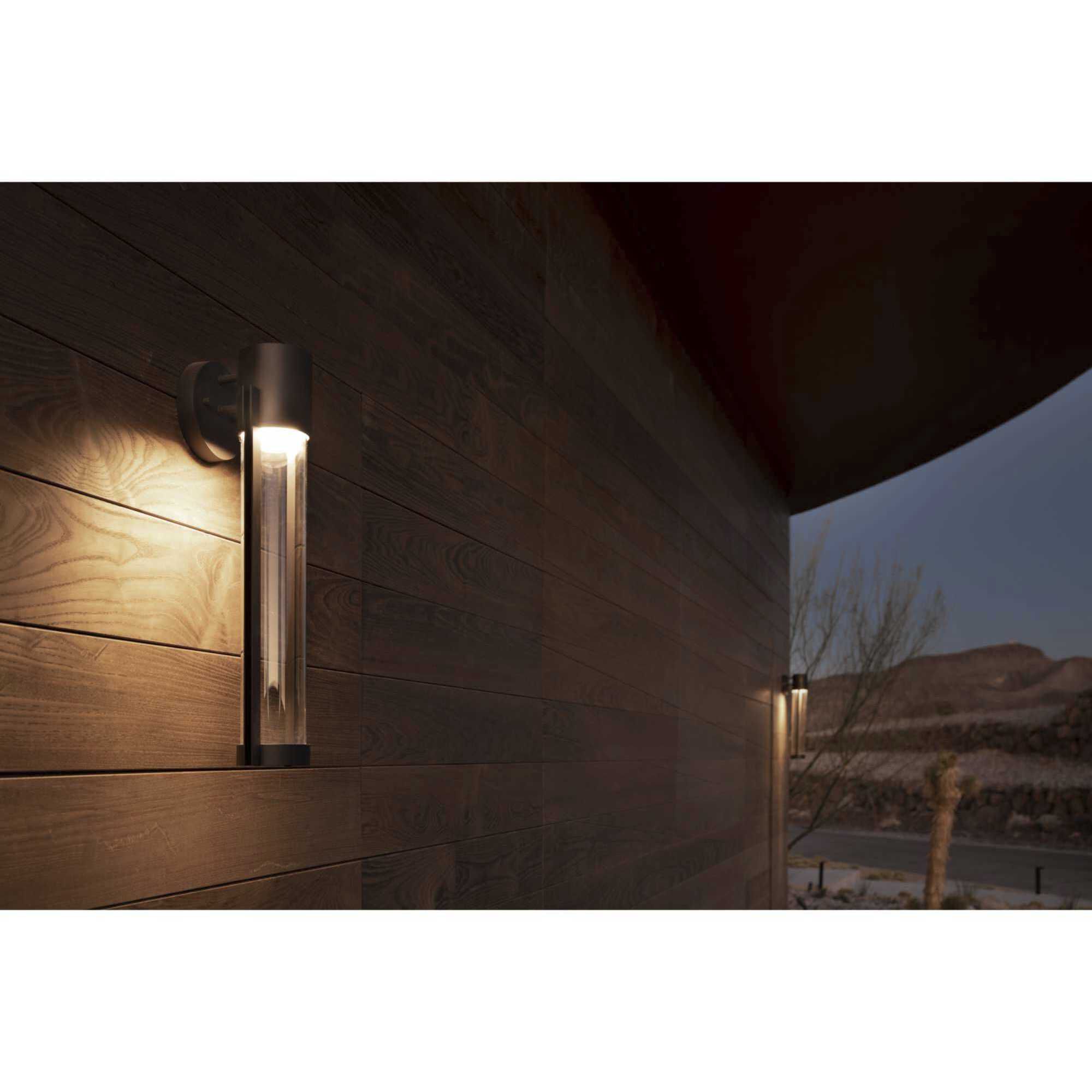 Z-1030 LED LED 20 inch Textured Black Outdoor Wall Lantern, Medium, Progress LED