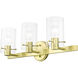 Munich 3 Light 23 inch Satin Brass Vanity Sconce Wall Light