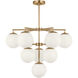 Nube 10 Light 26.00 inch Chandelier