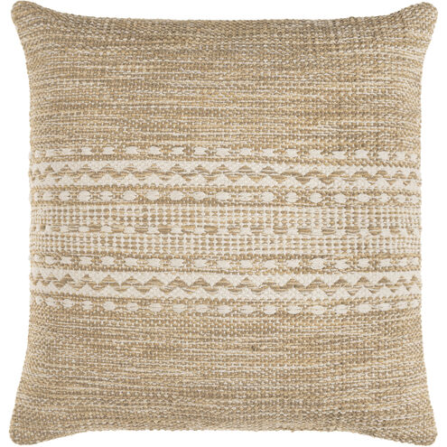 Ethan 20 inch Cream; Multicolored Pillow Kit