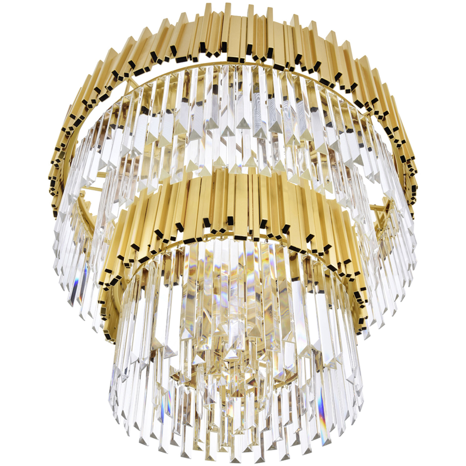 Deco 12 Light 32 inch Medallion Gold Down Chandelier Ceiling Light