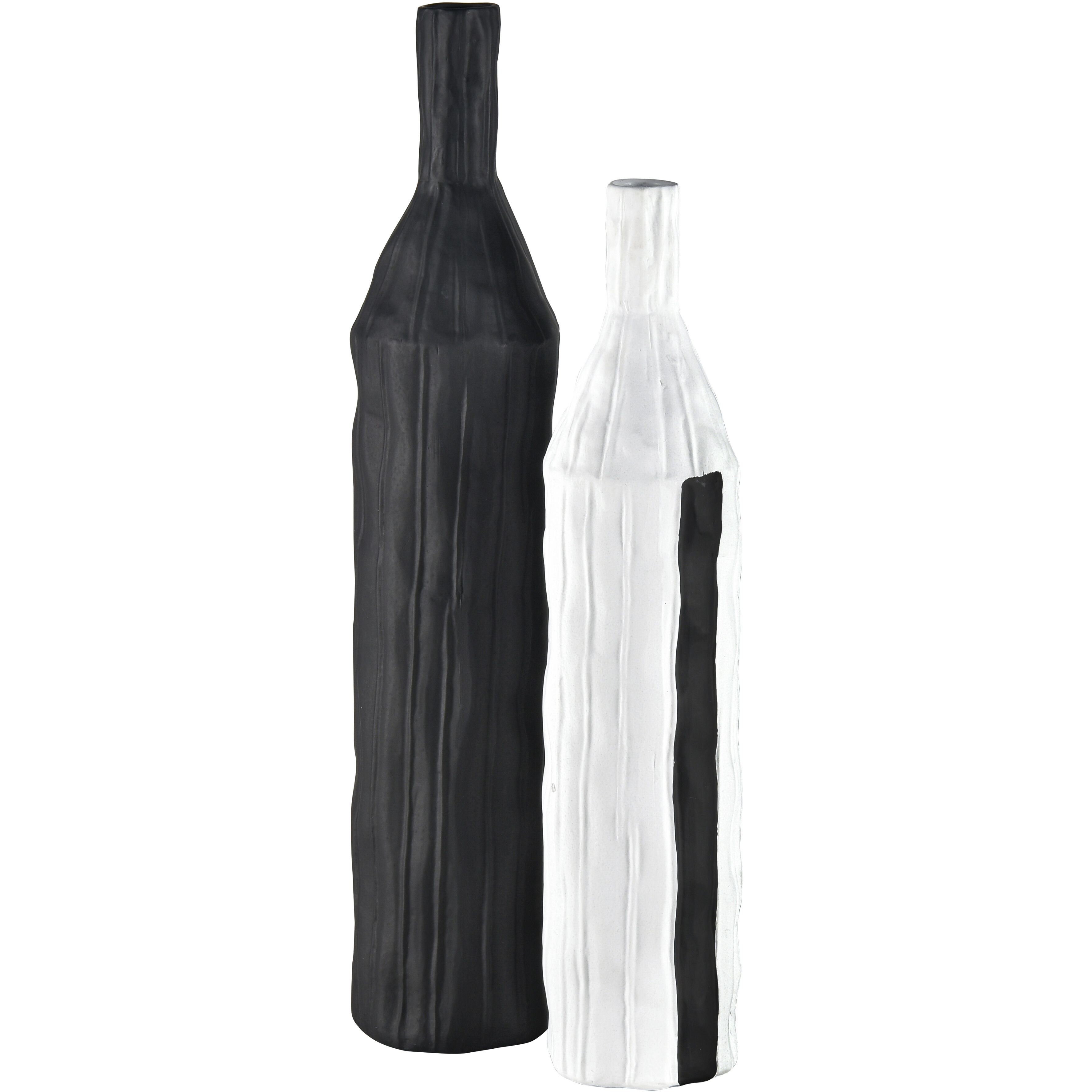 Carter 23.5 X 4.75 inch Vase in Black