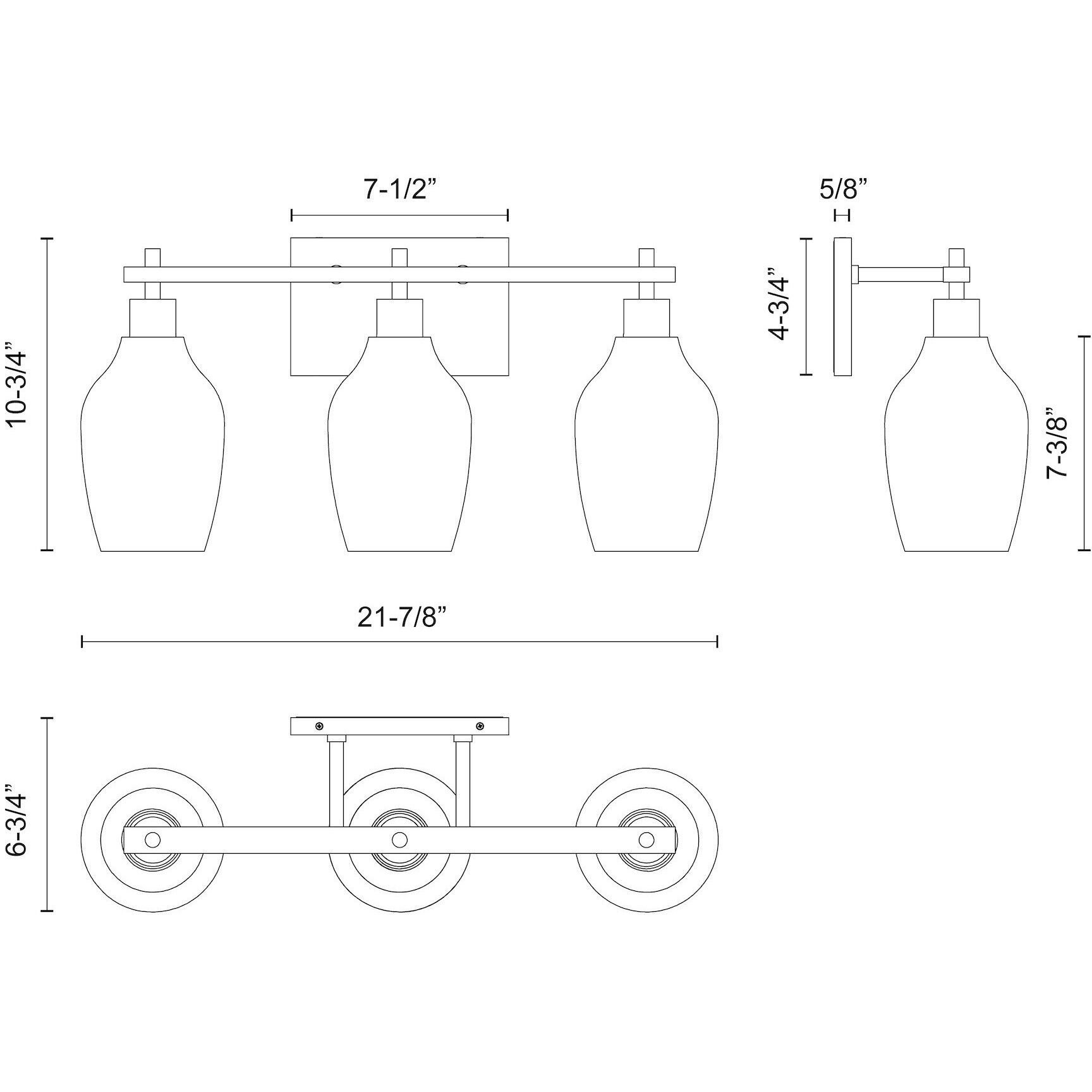 Alora Mood Kingsley Bath Vanity Light Wall Light in Brushed Nickel