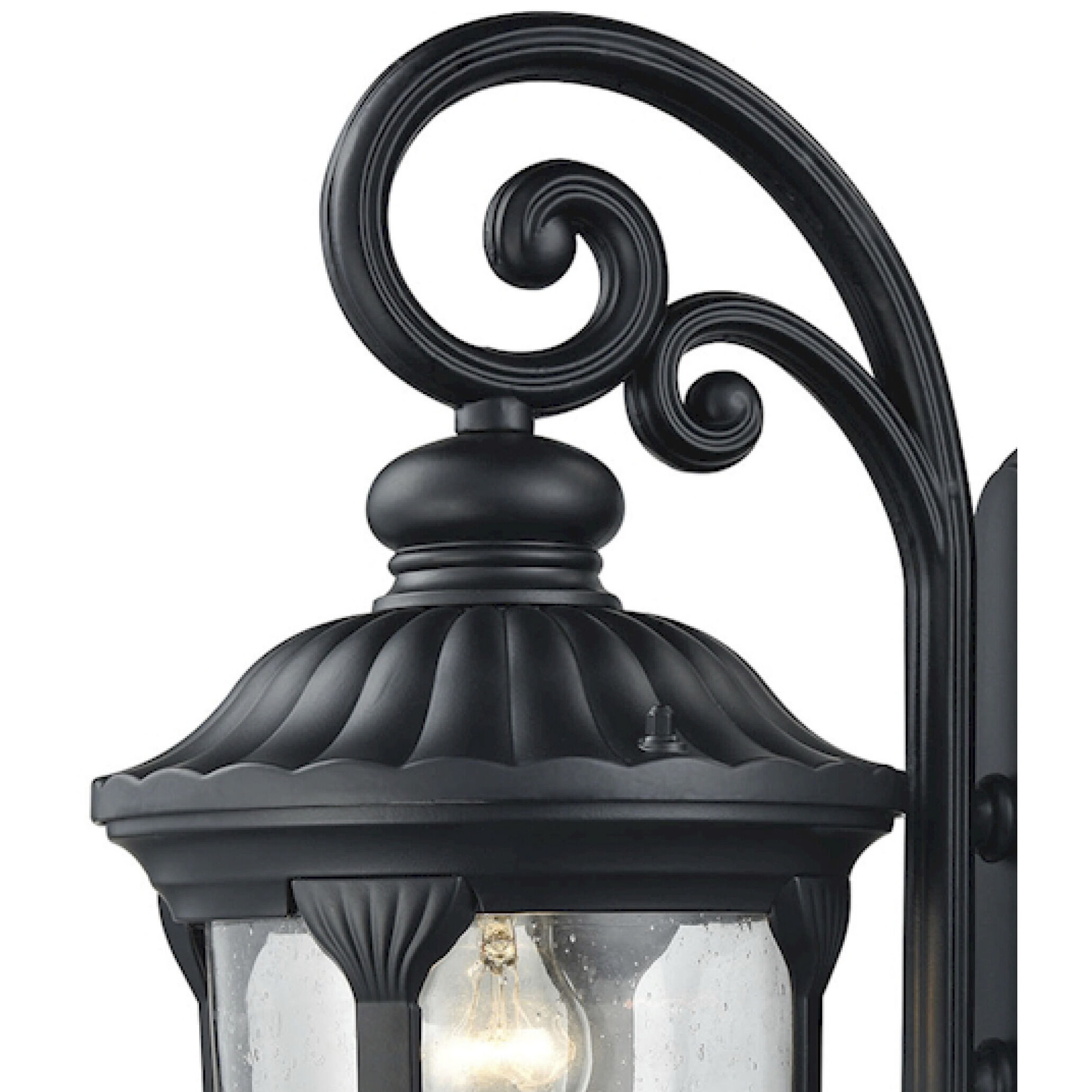 Derry Hill 1 Light 23 inch Matte Black Outdoor Sconce