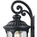 Derry Hill 1 Light 23 inch Matte Black Outdoor Sconce