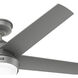 Skyflow 52 inch Matte Silver Outdoor Ceiling Fan