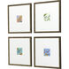 Florals Collection Blue Framed Art