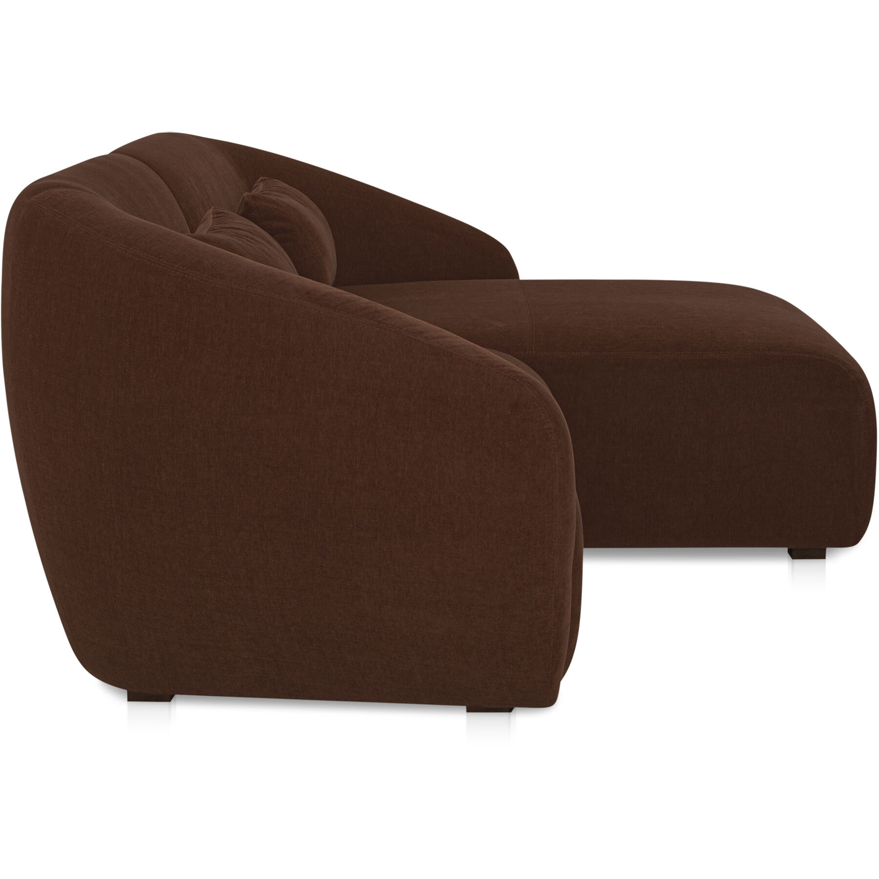 Amelia Brown Modular Right Sectional, Nook