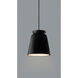 Radiance Collection - Trapezoid LED 13.5 inch Carbon Matte Black Pendant Ceiling Light, Form+Finish+Function