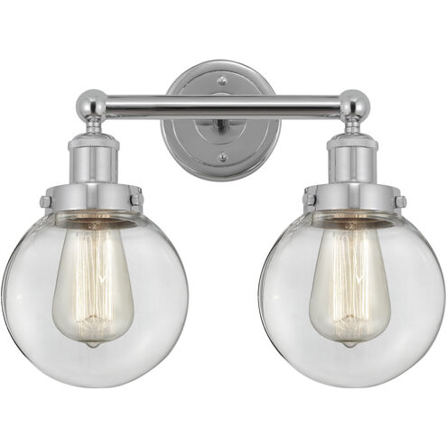 Beacon 2 Light 15.5 inch Polished Chrome Bath Vanity Light Wall Light