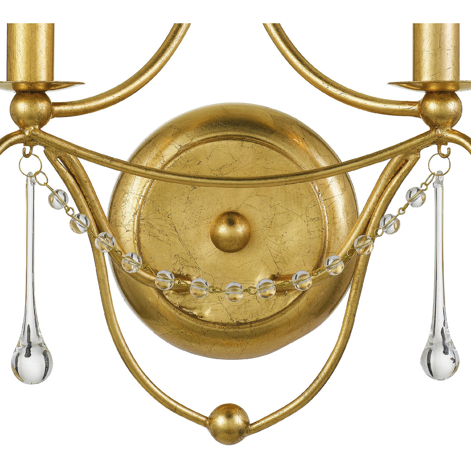 Metro Bath Wall Light in Antique Gold