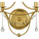 Metro Bath Wall Light in Antique Gold
