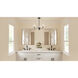 McKinney 3 Light 21.75 inch Matte Black Chandelier Ceiling Light