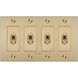 4G Toggle 120-277 Brass Light Switch