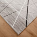 Sesia 114 X 79 inch Light Grey Rug in 6 x 9