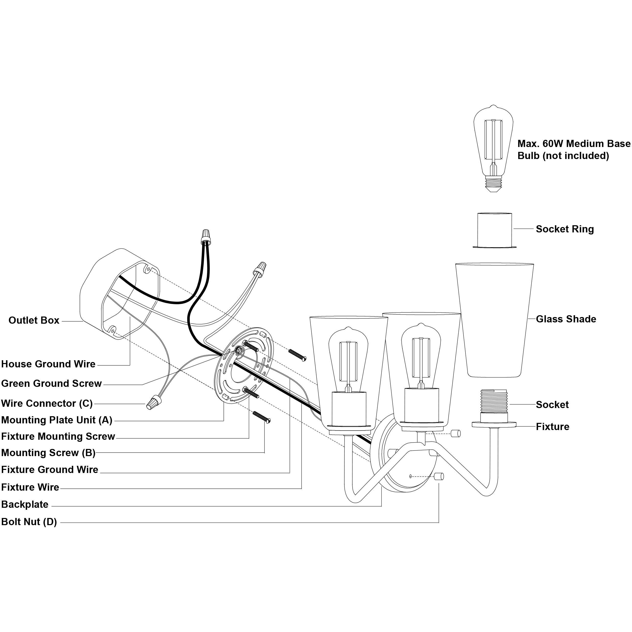 Beverly LED 22 inch Muted Brass Bathroom Light Wall Light in 3