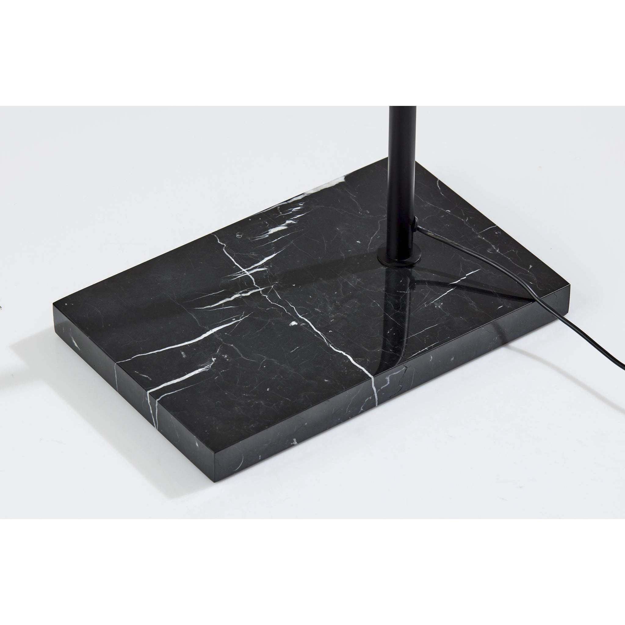 Cullen 74 inch 24.00 watt Black LED Arc Floor Lamp Portable Light, with Smart Switch