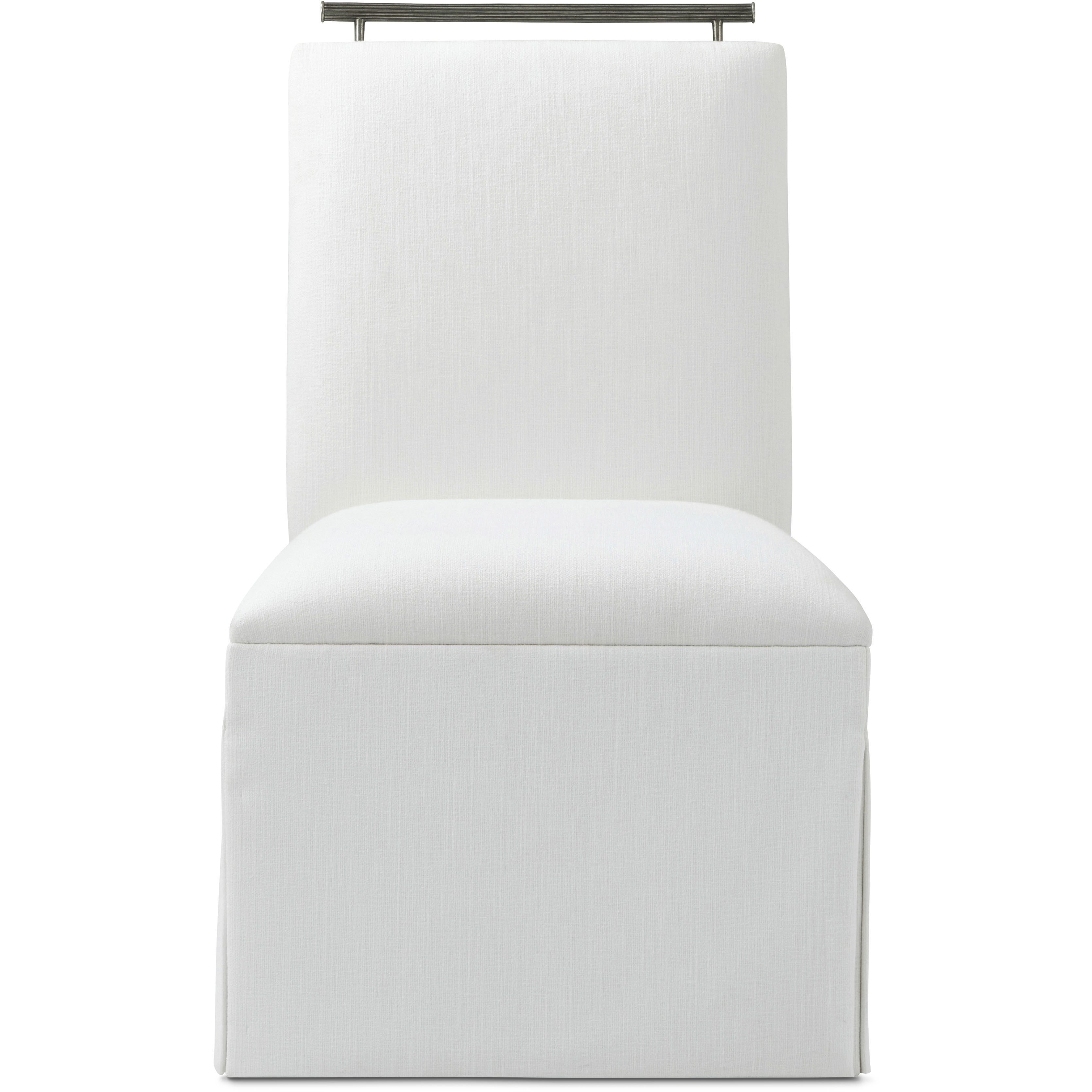 Balboa Coastal Grey Dining Side Chair, Wooden, Upholstered