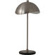 Luna Bella 29 inch 14 watt Satin Nickel Iron and Black Table Lamp Portable Light