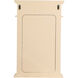 Lenora 28 X 18 inch Antique Beige Wall Mirror in Antique Bronze