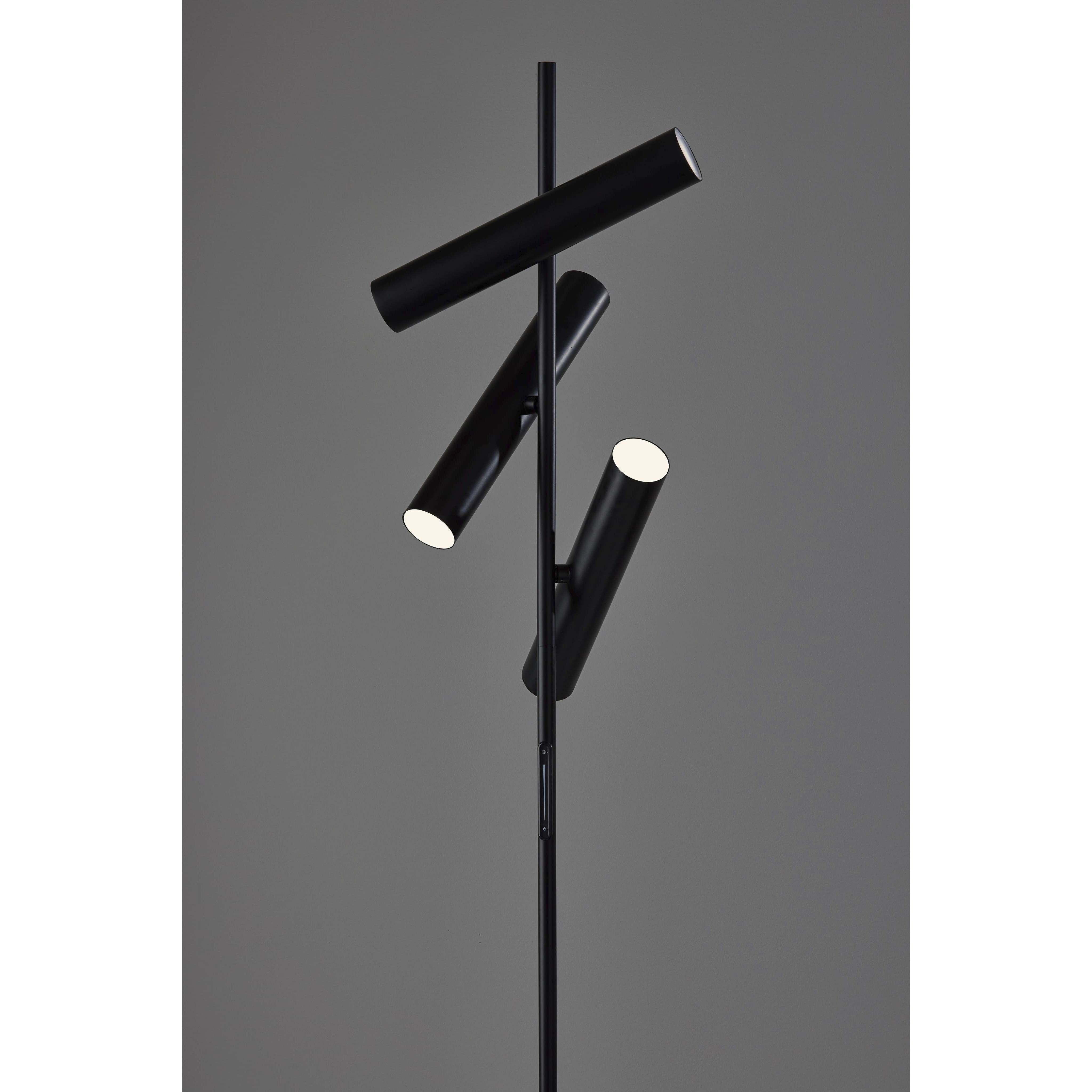 Greer 71 inch 28.00 watt Black Floor Lamp Portable Light