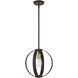 Modesto 1 Light 12.25 inch Bronze Pendant Ceiling Light