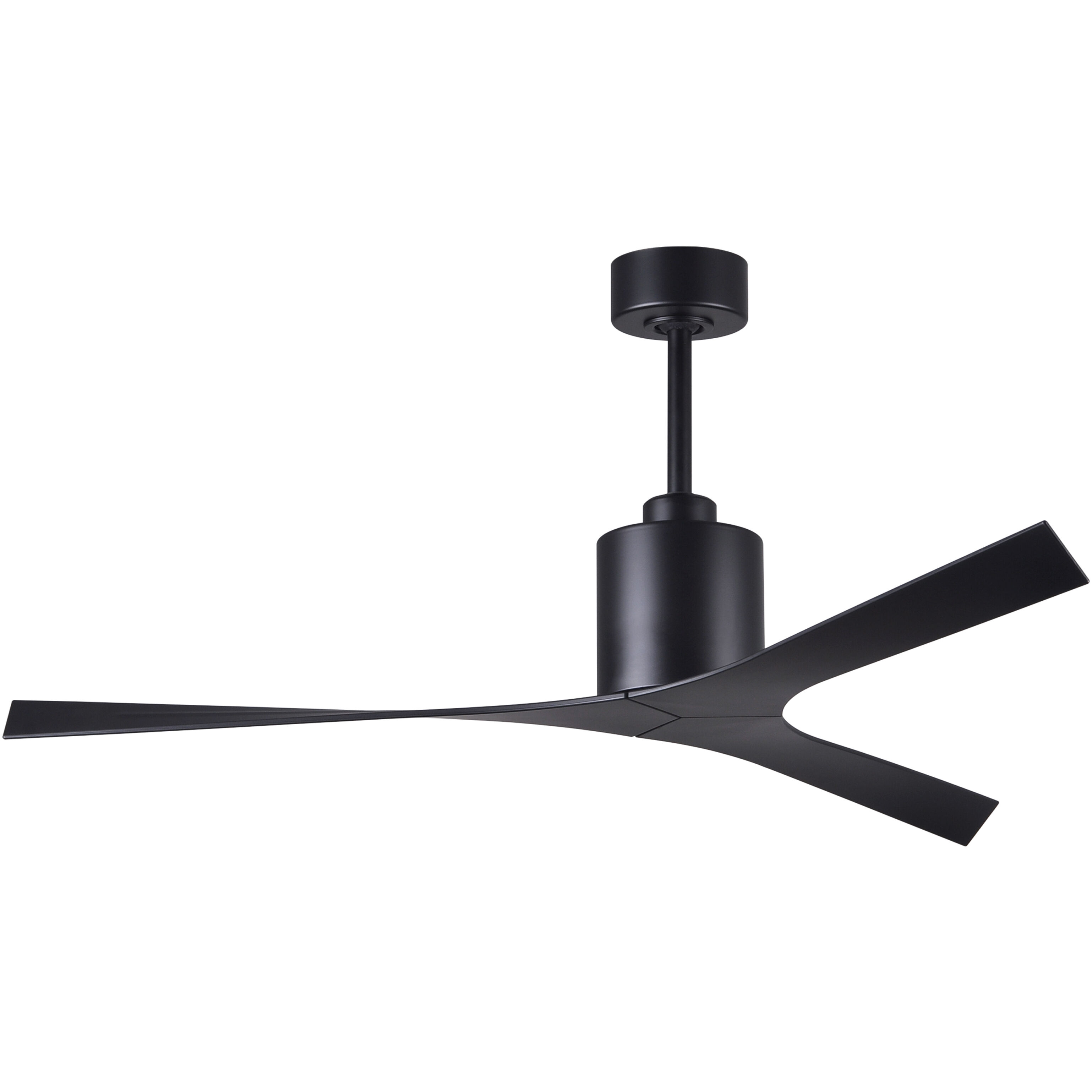 Atlas Molly 56 inch Matte Black Ceiling Fan, Atlas