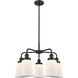 Canton 5 Light 24 inch Matte Black Chandelier Ceiling Light