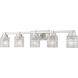 Jacqueline 5 Light 40.25 inch Brushed Nickel Bathroom Vanity Wall Light