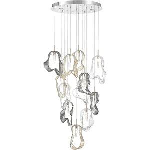 Norah 12 Light 24 inch Polished Nickel Chandelier Ceiling Light