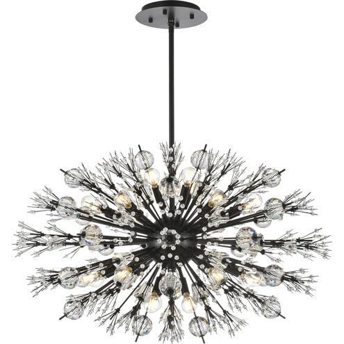 Vera 24 Light 36 inch Black Pendant Ceiling Light